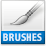 Photoshop brushes icon
