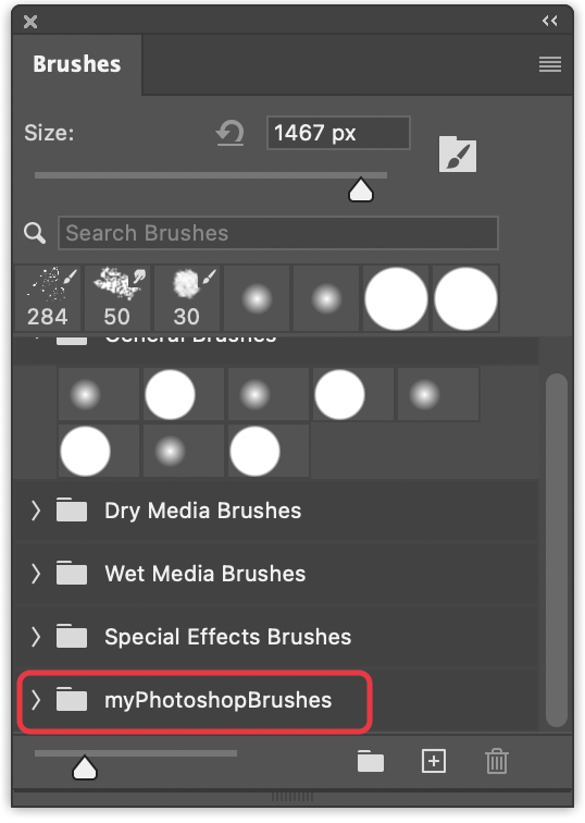 how to make a new brush in photoshop